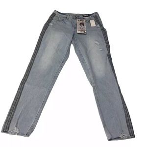 Rewash Women's Ripped Skinny Jeans Blue Pockets Stretch Denim Juniors 9/29 New